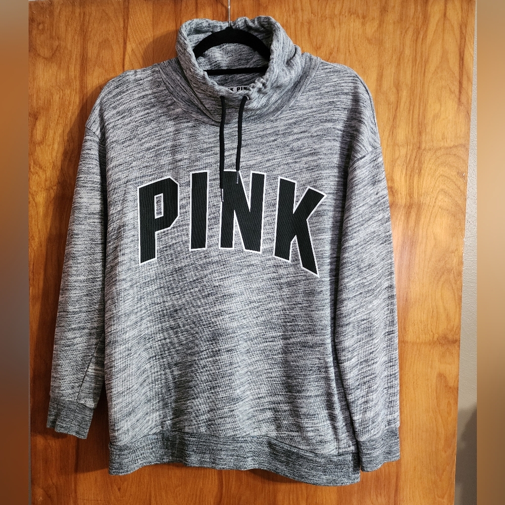 Victoria's Secret PINK Heathered Gray Sweatshirt Size XS